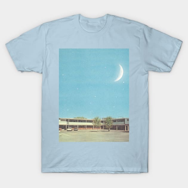 Waning Moon T-Shirt by YellowCollages